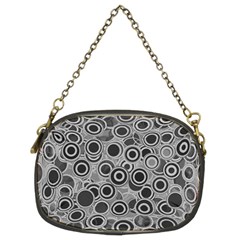 Abstract Grey End Of Day Chain Purses (two Sides)  by Ivana