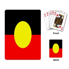 Flag Of Australian Aborigines Playing Card by Nexatart