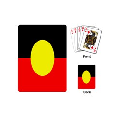 Flag Of Australian Aborigines Playing Cards (mini)  by Nexatart