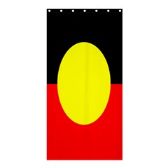 Flag Of Australian Aborigines Shower Curtain 36  X 72  (stall)  by Nexatart