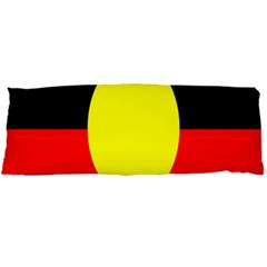 Flag Of Australian Aborigines Body Pillow Case Dakimakura (two Sides) by Nexatart