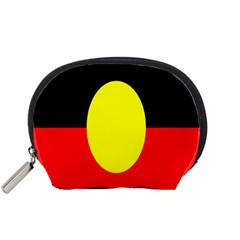 Flag Of Australian Aborigines Accessory Pouches (small)  by Nexatart