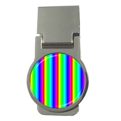 Rainbow Gradient Money Clips (round) 