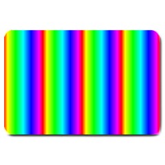 Rainbow Gradient Large Doormat  by Nexatart