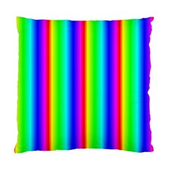 Rainbow Gradient Standard Cushion Case (one Side) by Nexatart