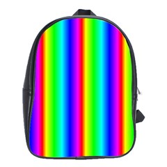 Rainbow Gradient School Bags (xl)  by Nexatart