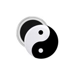 Rainbow Around Yinyang 1.75  Magnets Front