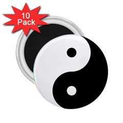 Rainbow Around Yinyang 2.25  Magnets (10 pack) 