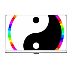 Rainbow Around Yinyang Business Card Holders