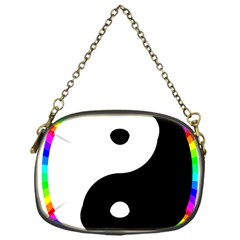 Rainbow Around Yinyang Chain Purses (one Side)  by Nexatart