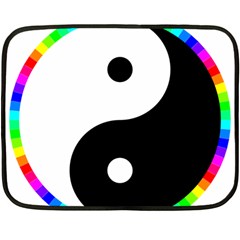 Rainbow Around Yinyang Fleece Blanket (Mini)