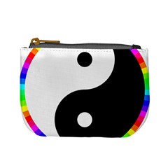 Rainbow Around Yinyang Mini Coin Purses by Nexatart