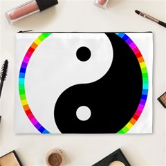 Rainbow Around Yinyang Cosmetic Bag (xl) by Nexatart