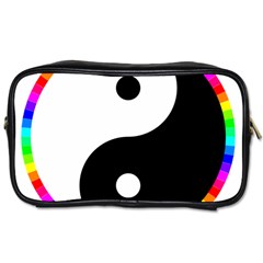 Rainbow Around Yinyang Toiletries Bags by Nexatart