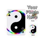 Rainbow Around Yinyang Playing Cards 54 (Mini)  Front - Spade10