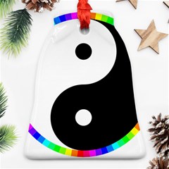 Rainbow Around Yinyang Ornament (Bell)