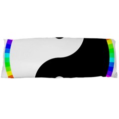 Rainbow Around Yinyang Body Pillow Case Dakimakura (two Sides) by Nexatart