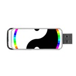 Rainbow Around Yinyang Portable USB Flash (Two Sides) Front