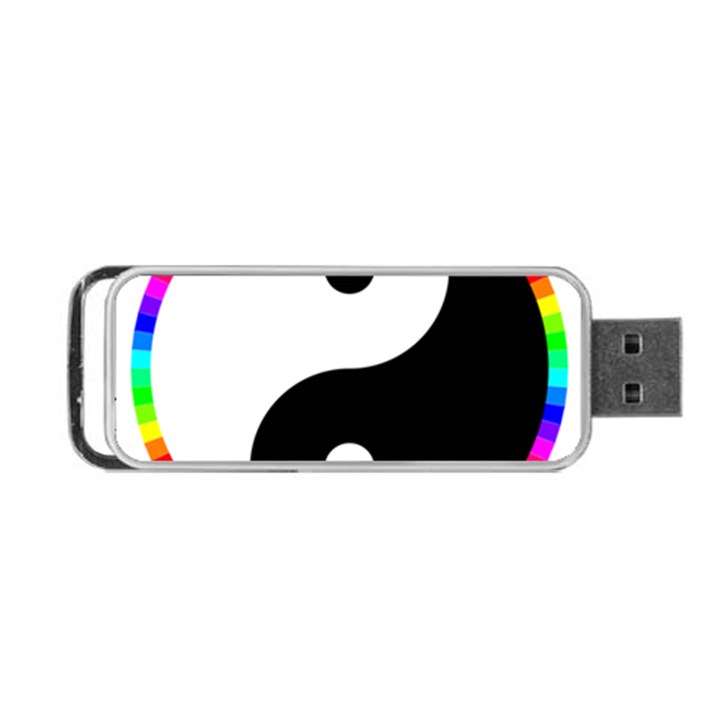 Rainbow Around Yinyang Portable USB Flash (Two Sides)