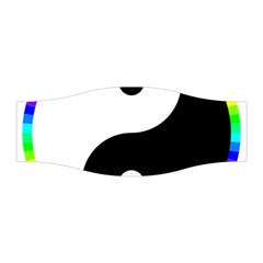 Rainbow Around Yinyang Stretchable Headband by Nexatart