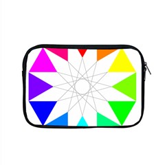 Rainbow Dodecagon And Black Dodecagram Apple Macbook Pro 15  Zipper Case by Nexatart