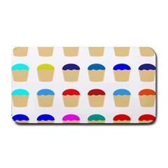 Colorful Cupcakes Pattern Medium Bar Mats by Nexatart