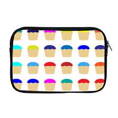 Colorful Cupcakes Pattern Apple Macbook Pro 17  Zipper Case by Nexatart