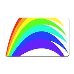 Rainbow Magnet (rectangular) by Nexatart