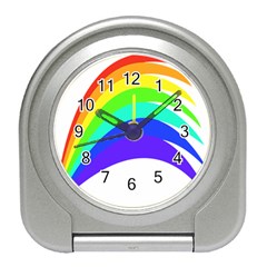 Rainbow Travel Alarm Clocks by Nexatart