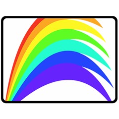 Rainbow Fleece Blanket (large)  by Nexatart