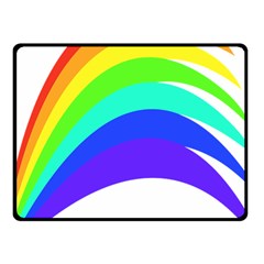 Rainbow Fleece Blanket (small) by Nexatart