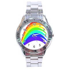 Rainbow Stainless Steel Analogue Watch by Nexatart