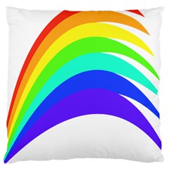 Rainbow Large Cushion Case (two Sides) by Nexatart