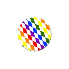 Rainbow Flag Bavaria Golf Ball Marker by Nexatart