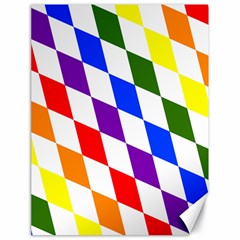 Rainbow Flag Bavaria Canvas 18  X 24   by Nexatart