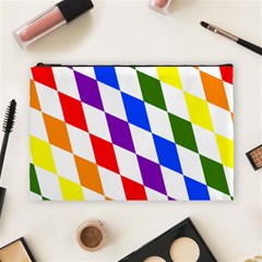 Rainbow Flag Bavaria Cosmetic Bag (large)  by Nexatart