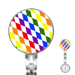 Rainbow Flag Bavaria Stainless Steel Nurses Watch by Nexatart