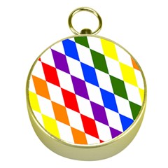 Rainbow Flag Bavaria Gold Compasses by Nexatart