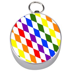 Rainbow Flag Bavaria Silver Compasses by Nexatart