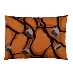 Seamless Dirt Texture Pillow Case by Nexatart