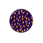 Seamless Ice Cream Pattern Hat Clip Ball Marker Front