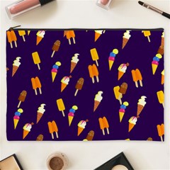 Seamless Ice Cream Pattern Cosmetic Bag (xxxl)  by Nexatart