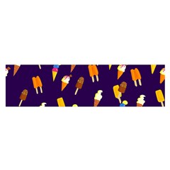 Seamless Ice Cream Pattern Satin Scarf (oblong) by Nexatart