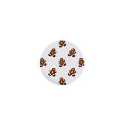 Gingerbread Seamless Pattern 1  Mini Buttons by Nexatart