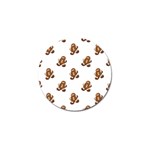 Gingerbread Seamless Pattern Golf Ball Marker Front