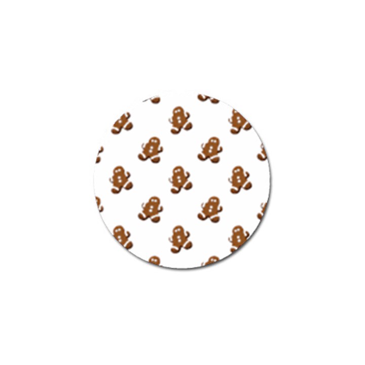 Gingerbread Seamless Pattern Golf Ball Marker