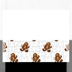 Gingerbread Seamless Pattern Rectangular Jigsaw Puzzl by Nexatart