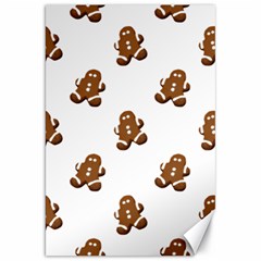 Gingerbread Seamless Pattern Canvas 20  X 30   by Nexatart