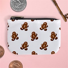 Gingerbread Seamless Pattern Mini Coin Purses by Nexatart