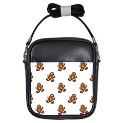 Gingerbread Seamless Pattern Girls Sling Bags by Nexatart